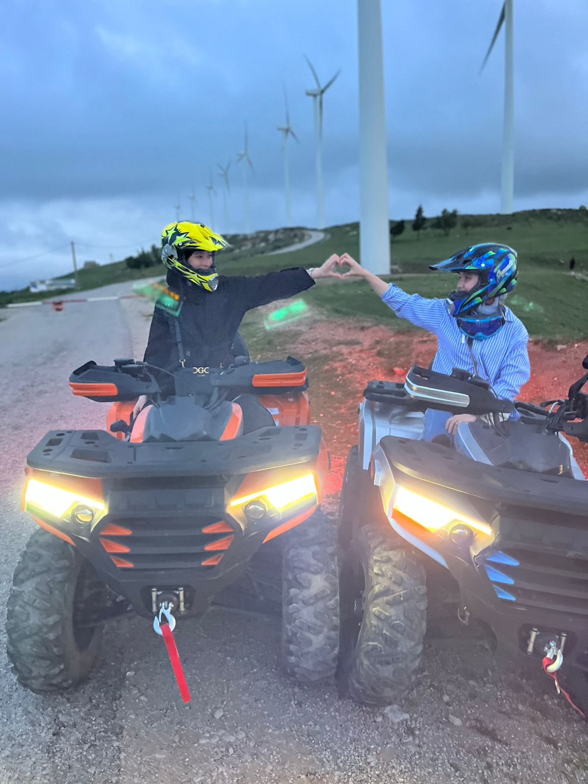Paysage typique nord Maroc en quad