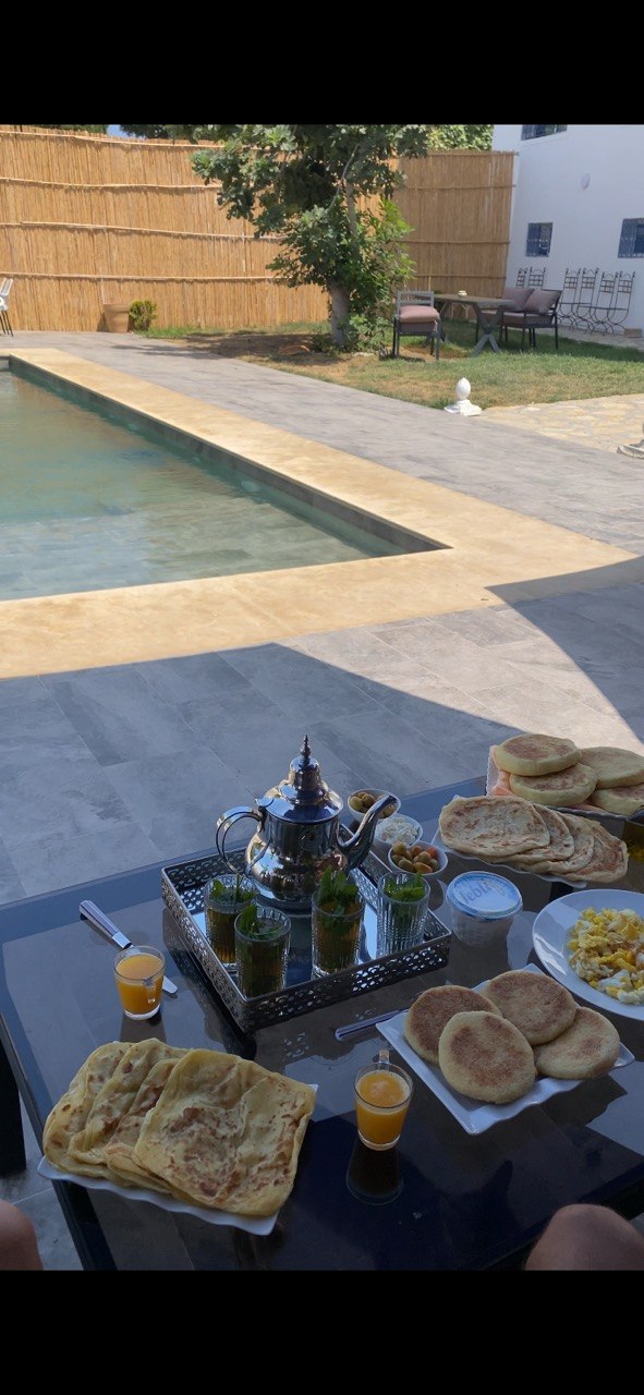 Petit déjeuner et quad Villa Meryem Tanger